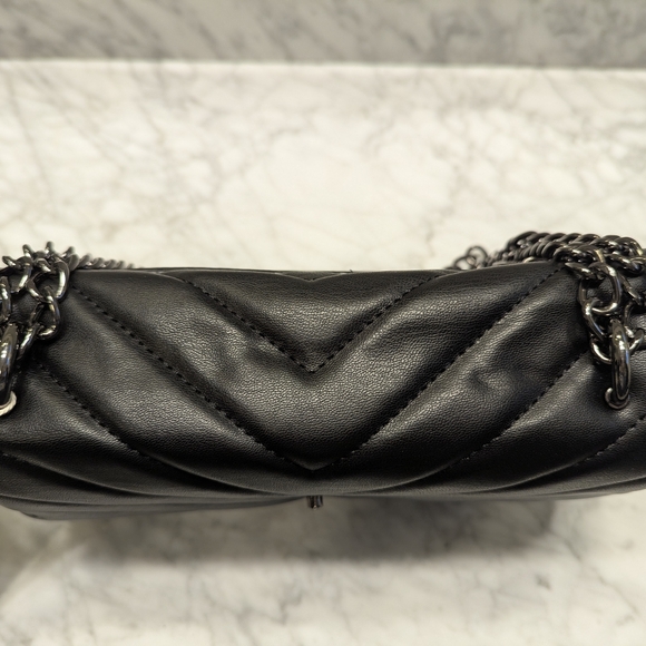 Valentino Orlandi Black Vegan Leather Bag - Picture 4 of 16